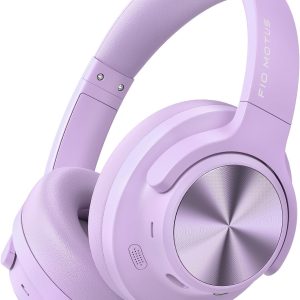 Noise Cancelling Headphones: Wireless Over Ear Bluetooth Headphones with 130H Playtime - Hi-Res Sound Custom EQ via App Deep Bass Comfort Fit Ear Cups for Travel Home Office